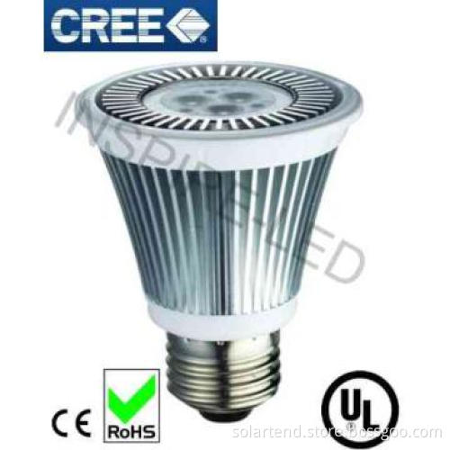 7W UL led PAR light wih high performance dimmable Cree chip